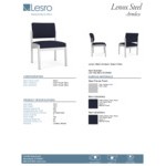 Lesro Lenox Steel Open House Navy Fabric Guest Chair Lesro Lenox Steel Open House Navy Fabric Guest Chair