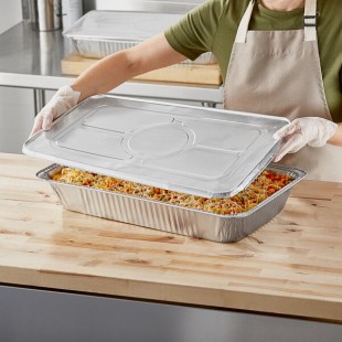 Choice Full Size Heavy-Duty Foil Steam Table Pan Deep 3 3/8 Choice Full Size Heavy-Duty Foil Steam Table Pan Deep 3 3/8