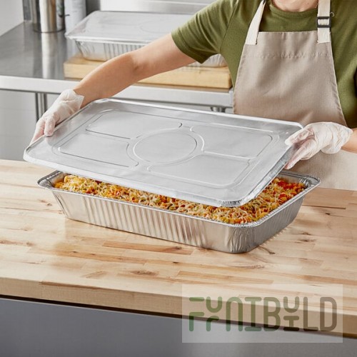 Choice Full Size Heavy-Duty Foil Steam Table Pan Deep 3 3/8