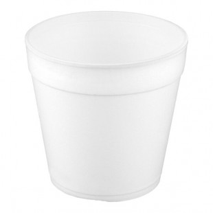 Dart 32MJ48 32 oz. White Foam Food Container - 500/Case Dart 32MJ48 32 oz. White Foam Food Container - 500/Case