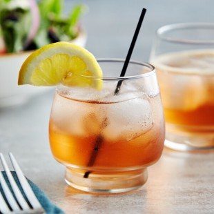 Libbey Orbital 10 oz. Stackable Rocks / Old Fashioned Glass - Sample