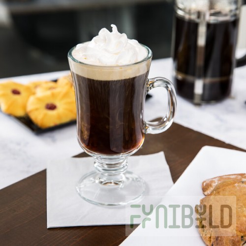 Libbey 8.5 oz. Irish Glass Coffee Mug - Sample