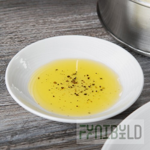 Reserve by Libbey 987659349 Silk 2.5 oz. Round Royal Rideau White Porcelain Dipping Dish - 36/Case
