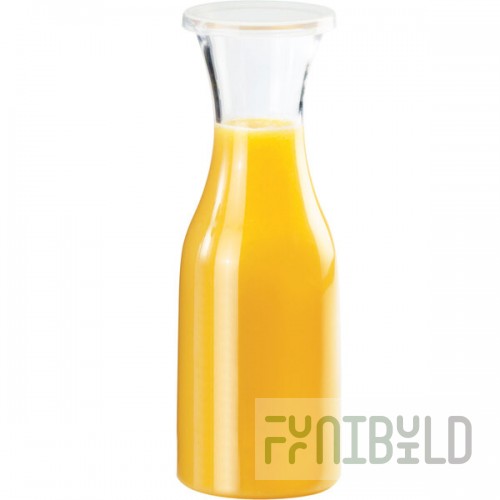Cal-Mil 34 oz. Clear Polycarbonate Carafe with Lid 438 - 6/Case