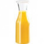 Cal-Mil 34 oz. Clear Polycarbonate Carafe with Lid 438 - 6/Case