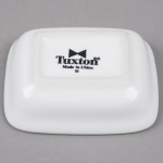 Tuxton BWZ-040B Healthcare 4 oz. Bright White Rectangle China Sauce Dish - 24/Case