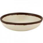 GET B-55-CRM Pottery Market 4.5 oz. Glazed Cream Melamine Ramekin with Brown Trim - 48/Case GET B-55-CRM Pottery Market 4.5 oz. Glazed Cream Melamine Ramekin with Brown Trim - 48/Case