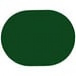 H. Risch, Inc. PLACEMATOVAL17X13GREEN 17