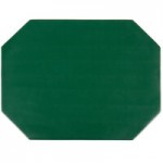 H. Risch, Inc. PLACEMATOVAL17X13GREEN 17