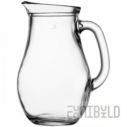 Pasabahce Bistro from Steelite International 34 oz. Glass Pitcher - 6/Pack