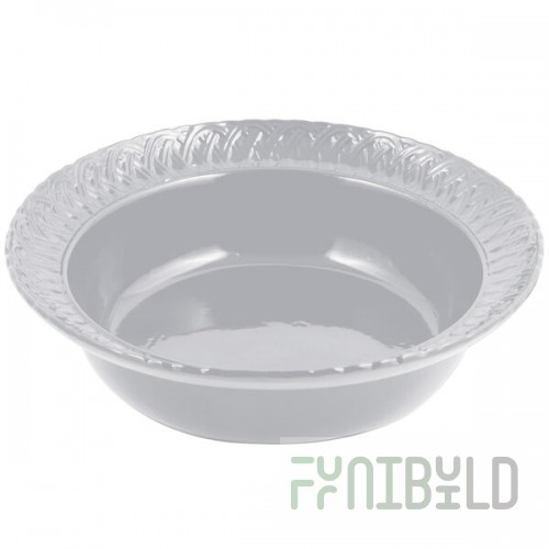 Bon Chef 2307 2.5 Qt. Pewter-Glo Cast Aluminum Trellis Bowl
