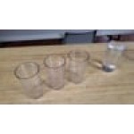 Carlisle 012007 Bistro 20 oz. Clear SAN Plastic Tumbler - 6/Pack