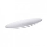 Elite Global Solutions M127 Moderne Display White 2.25 qt. Large Oblong Bowl