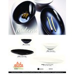 Elite Global Solutions M127 Moderne Display White 2.25 qt. Large Oblong Bowl