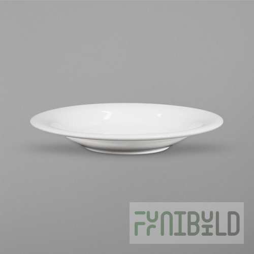 Elite Global Solutions B925PB-W Merced 13 oz. White Round Melamine Pasta Bowl - 12/Case