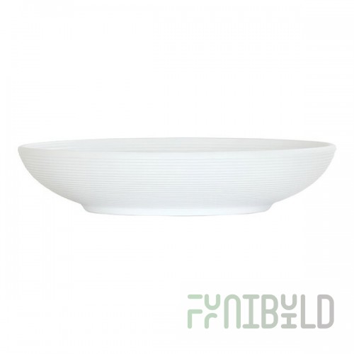 Cal-Mil Charlotte 30 oz. White Coupe Melamine Bowl - 6/Case