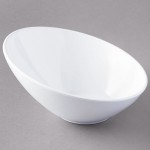 G.E.T. B-788 16 oz. White Slanted San Michele Catering Bowl