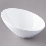G.E.T. B-788 16 oz. White Slanted San Michele Catering Bowl