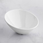Acopa 20 oz. Blue Slanted Melamine Bowl