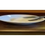 Acopa 20 oz. Blue Slanted Melamine Bowl