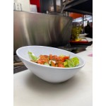 Acopa 20 oz. Blue Slanted Melamine Bowl