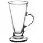 Acopa 16 oz. Customizable Clear Glass Cafe Mug - 12/Case