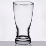 Libbey 1178HT Hourglass 10 oz. Customizable Rim Tempered Pilsner Glass - 24/Case
