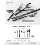 Zwiesel Fortessa Arezzo Brushed Black 8 1/4 Zwiesel Fortessa Arezzo Brushed Black 8 1/4