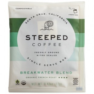 Steeped Coffee Organic Breakwater Blend Coffee Single Serve Bag - 100/Case Steeped Coffee Organic Breakwater Blend Coffee Single Serve Bag - 100/Case