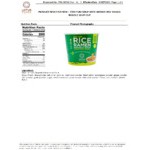 Lotus Foods Tom Yum Rice Ramen Noodle Soup Cup 2 oz. - 6/Case