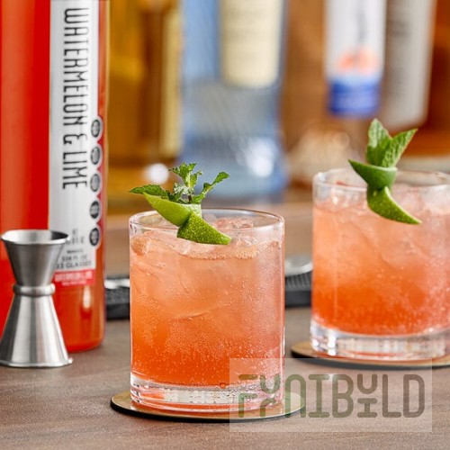 SHOTT Watermelon and Lime Real Fruit Concentrated Flavoring Syrup 1 Liter