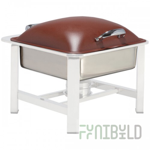 Bon Chef 20313-BURNTUMBER Powerline Burnt Umber 8 Qt. Square Induction Chafer