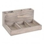 Cal-Mil 796-60 Bamboo Packet / Stirrer Organizer - 9 Cal-Mil 796-60 Bamboo Packet / Stirrer Organizer - 9