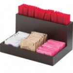 Cal-Mil 796-60 Bamboo Packet / Stirrer Organizer - 9 Cal-Mil 796-60 Bamboo Packet / Stirrer Organizer - 9