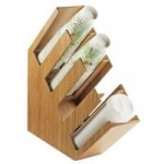 Cal-Mil 796-60 Bamboo Packet / Stirrer Organizer - 9 Cal-Mil 796-60 Bamboo Packet / Stirrer Organizer - 9