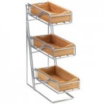 Cal-Mil 796-60 Bamboo Packet / Stirrer Organizer - 9 Cal-Mil 796-60 Bamboo Packet / Stirrer Organizer - 9