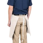 Intedge Ivory Poly-Cotton 4-Way Waist Apron - 38