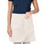 Intedge Ivory Poly-Cotton 4-Way Waist Apron - 38