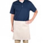 Intedge Ivory Poly-Cotton 4-Way Waist Apron - 38