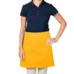 Intedge Ivory Poly-Cotton 4-Way Waist Apron - 38
