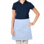 Intedge Ivory Poly-Cotton 4-Way Waist Apron - 38