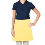 Intedge Ivory Poly-Cotton 4-Way Waist Apron - 38