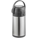 Acopa 2.2 Liter Stainless Steel Lined Airpot with Push Button