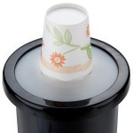 San Jamar C2410C18 EZ-Fit® In-Counter 8 - 46 oz. Cup Dispenser - 18