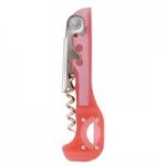 Franmara 2028-03 Quik Snap Boomerang Customizable Two-Step Waiter's Corkscrew with Burgundy Handle