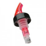 Precision Pours 300 RA C 3 oz. Rum Amber Measured Liquor Pourer with Collar - 12/Pack