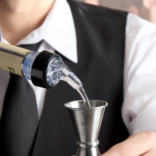 Acopa 0.875 oz. 3-Ball Measured Liquor Pourer with Collar Acopa 0.875 oz. 3-Ball Measured Liquor Pourer with Collar