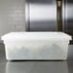 Rubbermaid® FG350000WHT White Polyethylene Food Storage Box - 26 Rubbermaid® FG350000WHT White Polyethylene Food Storage Box - 26
