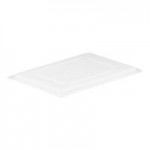 Rubbermaid® FG350000WHT White Polyethylene Food Storage Box - 26 Rubbermaid® FG350000WHT White Polyethylene Food Storage Box - 26