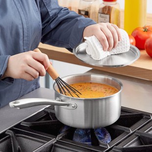 Vigor SS3 Series 2.5 Qt. Tri-Ply Stainless Steel Sauce Pan with Cover Vigor SS3 Series 2.5 Qt. Tri-Ply Stainless Steel Sauce Pan with Cover